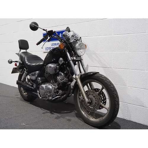 931 - Yamaha XV1100 motorcycle, 1991, 1063cc
Frame no. 3LP006566
Engine no. 3LP006566
Runs and rides, M.O.... 