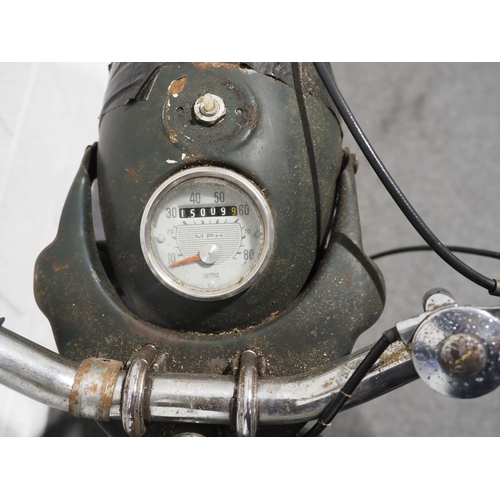 935 - Francis Barnett motorcycle. 1965. 149cc. 
Engine no. V15T-11457
Engine turns over.
Reg. PNW 522C. V5