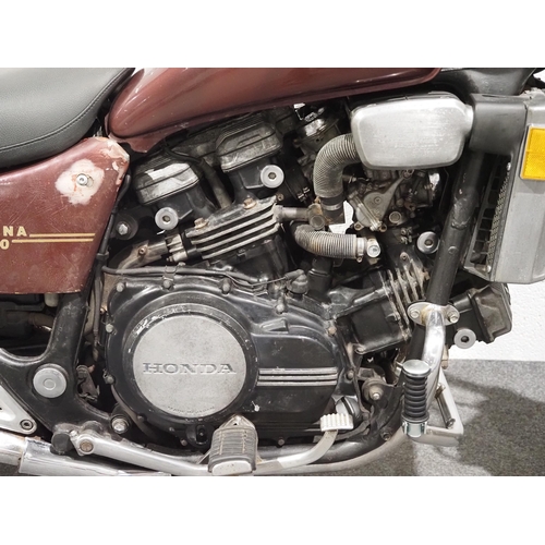 937 - Honda VF750 Magna motorcycle, 1982, 748cc
Frame no. 004478
Engine no. RC07E-4004528
Engine turns ove... 