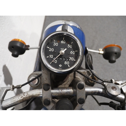 962 - MZ 150 motorcycle, 1982, 143cc
Frame no. 8005137
Engine no. 6692099
Engine turns over.
Reg. OMP 833X... 