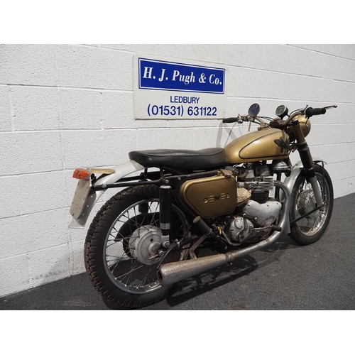 833 - Matchless G12 CS motorcycle, 650cc
Frame no. 872985
Engine no. G12CS 2794
From a deceased estate, en... 