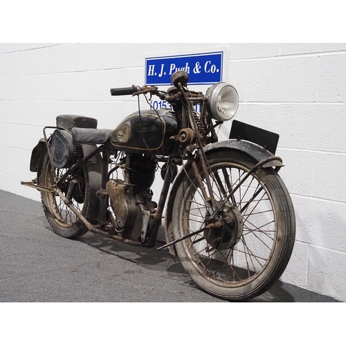 895 - Velocette KTS/MSS motorcycle, 1947, 500cc
Frame no. MS2449
Engine no. MSS3736
Engine number doesn't ... 