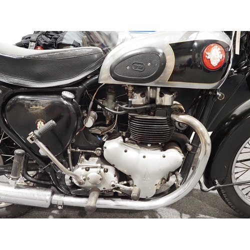 912 - BSA A10 sidecar outfit, 1954, 650cc
Frame no. CA7 6532
Engine no. CA10 3133
This bike is property of... 