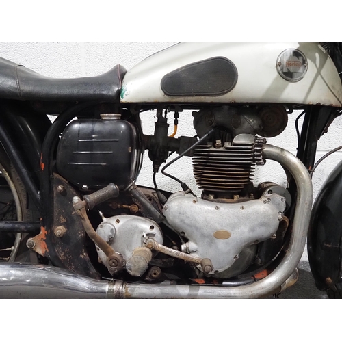 986 - Norton Model 50 motorcycle, 1959, 500cc
Frame no. P1381794
Engine no. K12263608
Engine turns over.
R... 