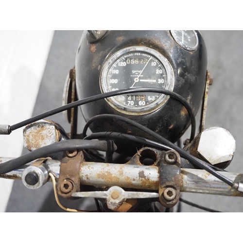 986 - Norton Model 50 motorcycle, 1959, 500cc
Frame no. P1381794
Engine no. K12263608
Engine turns over.
R... 