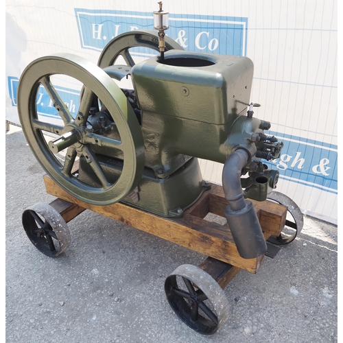 186 - Fairbanks & Morse stationary engine on trolley, working order