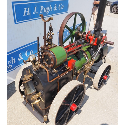 181 - Wallis & Stevens portable 6” scale model steam engine, 2017. In working order. Only steamed a few ti... 