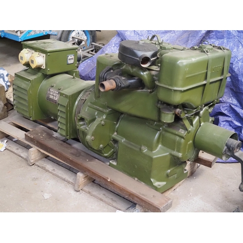193 - Lister AC generating set with 12HP engine