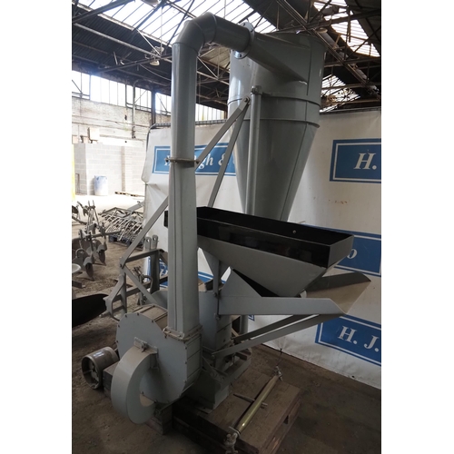 154 - Ferguson hammer mill with pulley. Badged. Type: HLLA20. S/No. HFM410