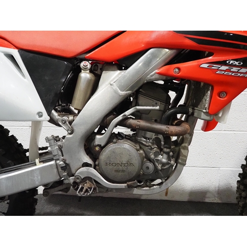 1000 - Honda CRF250 motocross bike, 2006, 250cc
Runs and rides, has been well maintained, new tyres. Comes ... 