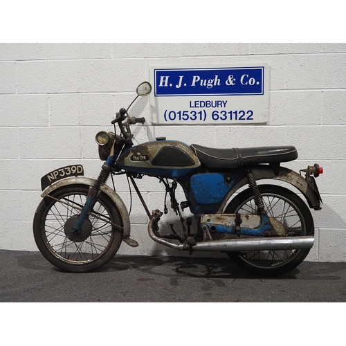 1002 - Yamaha YL1 motorcycle project, 1966.
Frame no. 14224
Engine no. 14224
Engine was removed and strippe... 