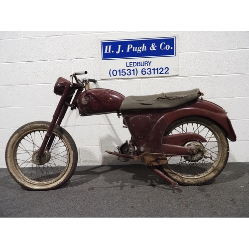 1007 - James L15a Flying Cadet motorcycle project, 1960, 149cc
Comes with 2 boxes of spares, AMC engine and... 