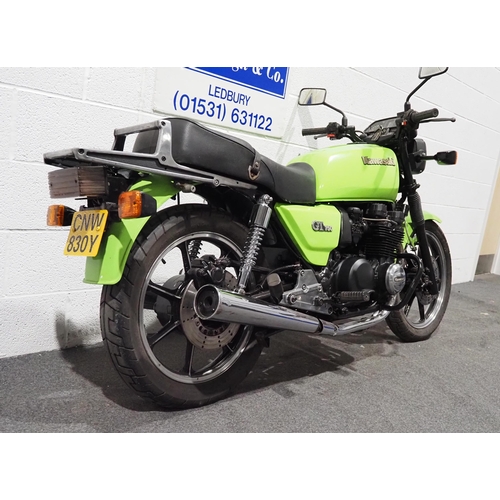1012 - Kawasaki GT750 motorcycle, 1982, 738cc
Frame no. KZ750P-000617
Engine no. KZ750NE005940
Runs and rid... 