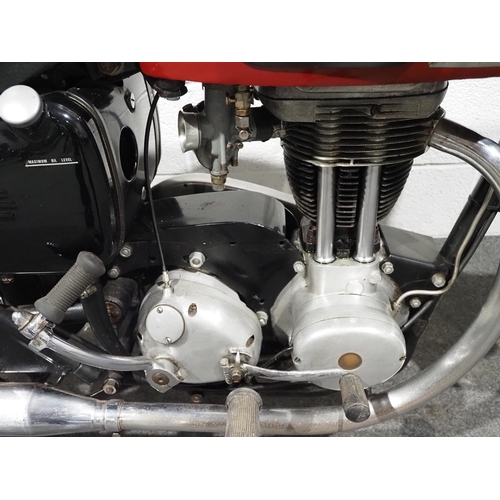 896 - Matchless GLS motorcycle, 1958, 350cc
Frame no. A60279
Engine no. 58G3LS35635
Engine turns over, has... 