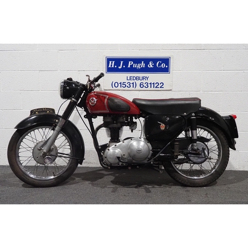 896 - Matchless GLS motorcycle, 1958, 350cc
Frame no. A60279
Engine no. 58G3LS35635
Engine turns over, has... 
