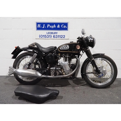 897 - Velocette Venom Cafe Racer, 1958, 500cc
Frame no. RS10838
Engine no. VM2132
Runs and rides, has been... 