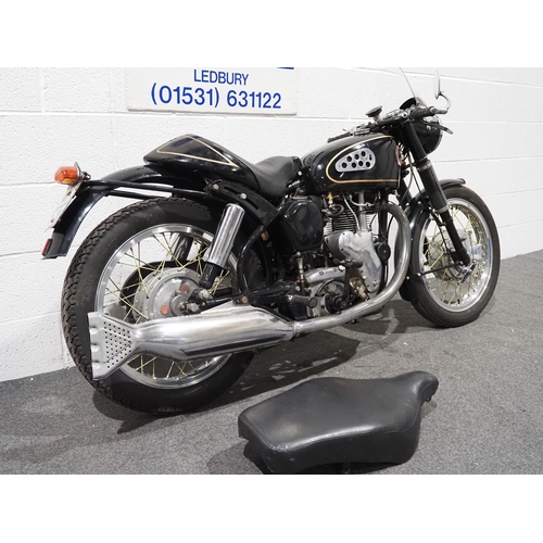 897 - Velocette Venom Cafe Racer, 1958, 500cc
Frame no. RS10838
Engine no. VM2132
Runs and rides, has been... 