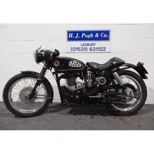 897 - Velocette Venom Cafe Racer, 1958, 500cc
Frame no. RS10838
Engine no. VM2132
Runs and rides, has been... 