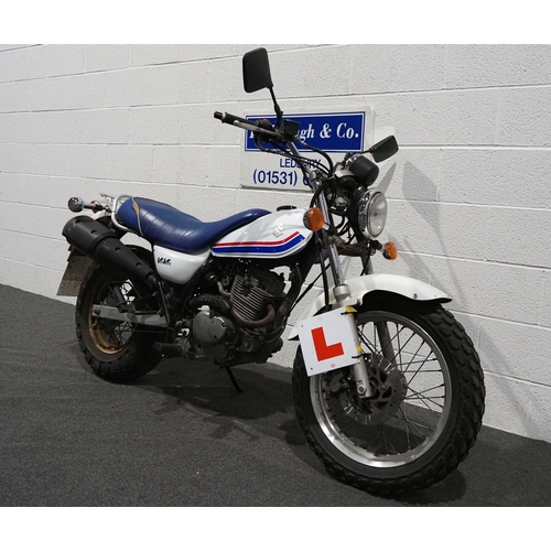 995 - Suzuki Rv125 VanVan motorcycle. 2007. 124cc.
Runs well but has gear change fault.
Reg. LG07 TKD. V5 ... 