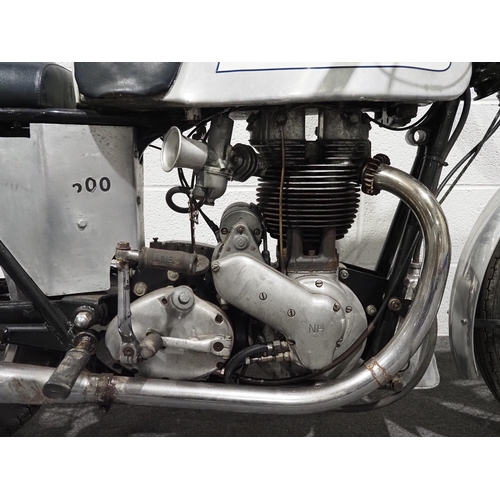 996 - Ariel 500 Motorcycle. 500cc. Runs and rides needs recommissioning.
Frame no. DU6465
Reg. LVS 987. V5