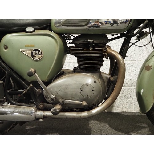 889 - BSA A50 motorcycle. 1962 
Frame no. A50.750
Engine no. A50.169
Original engine, frame and registrati... 
