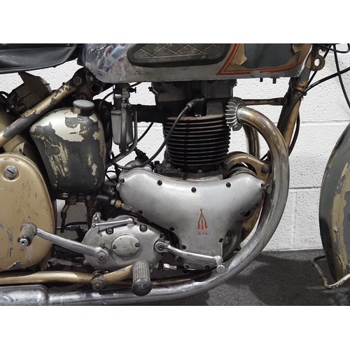 890 - BSA A10 Gold Flash motorcycle. 1954 
Frame no. ZA7S 9834
Engine no. ZA10 997
Good condition, running... 