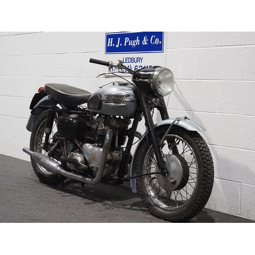 891 - Triumph T110 motorcycle. 1957. 650cc
Frame no. 010992
Engine no. T110 010992
Matching engine and fra... 