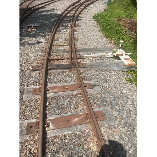 194 - Railway track point. Curved right hand