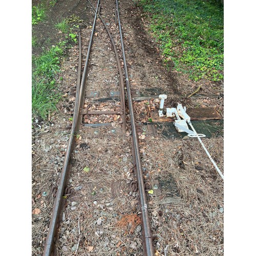 198 - Railway track point. Left hand