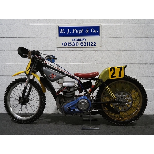1028 - JAWA Grass track motorbike. 500cc.
Runs and rides very well
Gerald Shorts British Championship winni... 