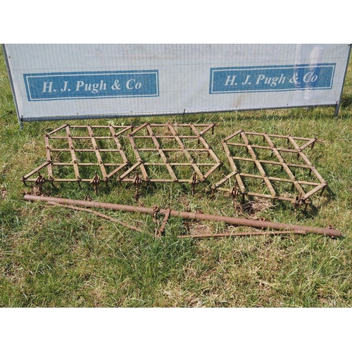 134 - Zig Zag harrows 7ft