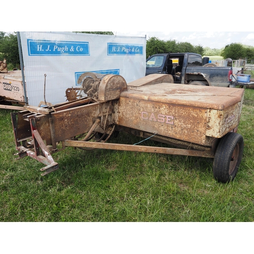 160 - Case F200 conventional baler. Operators manual in office