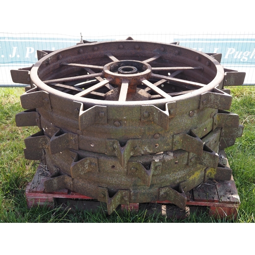 196 - Spade lug wheels to fit Allis Chalmers model U