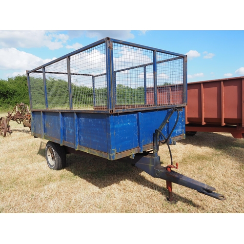 224 - Weeks tipping trailer with sides