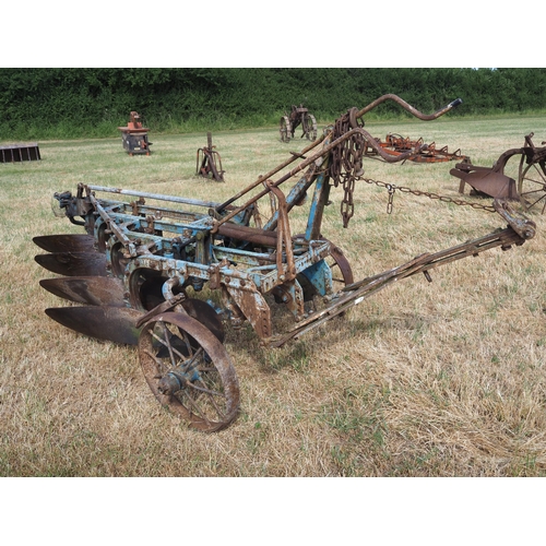 229 - Ransomes trailed 4 furrow plough