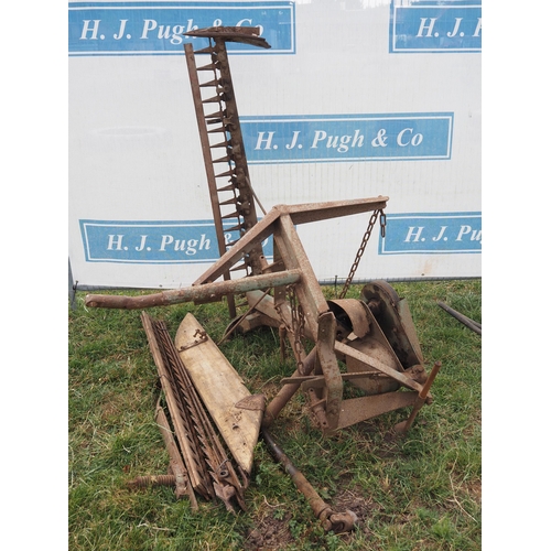 70 - Westerasmaskiner finger bar mower with spare blades