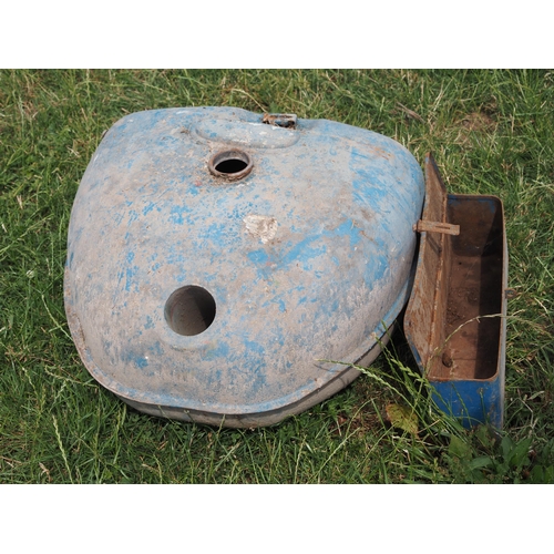 87 - Fordson Major fuel tank and toolbox