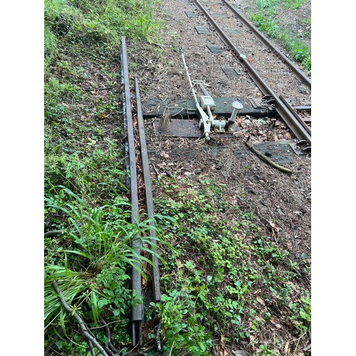 198 - Railway track point. Left hand