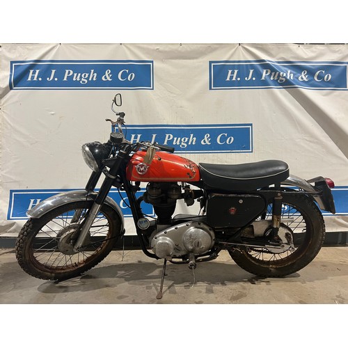 1033 - Matchless G3 motorcycle. 1961. 350cc.
Frame No. A78780
Engine No. 61/G340169
Property of deceased es... 