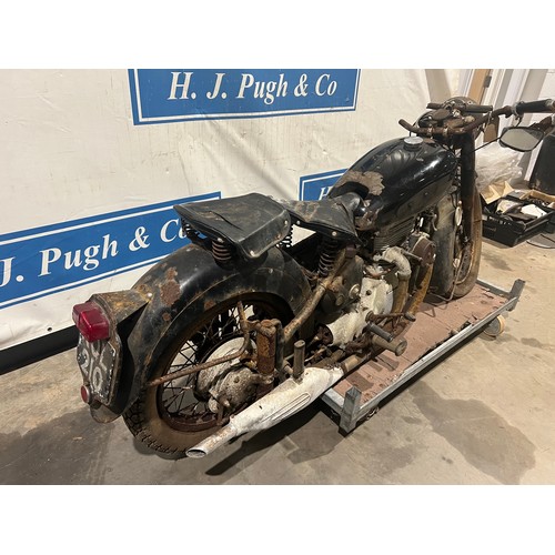 1035 - Sunbeam S8 motorcycle. 1950. 497cc. 
Frame No. S8-7310
Engine No. S8-3975
Property of a deceased est... 
