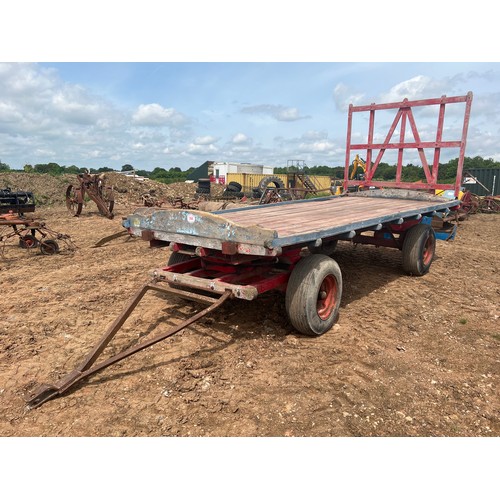 144 - Lambert bale trailer. 14ft