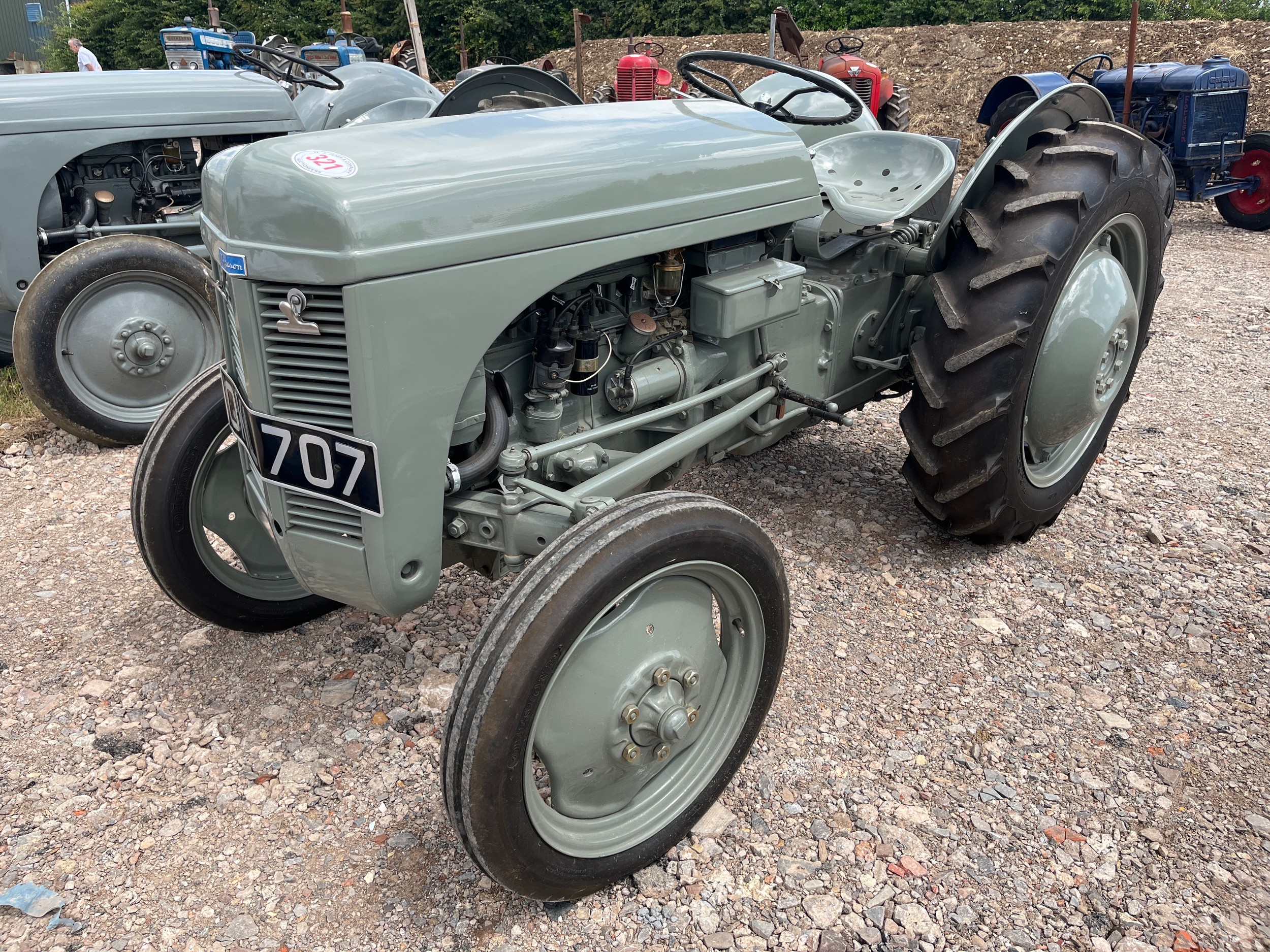 Ferguson TEA Lenfield narrow top tractor. 1951. Serial no. 232832. Reg ...
