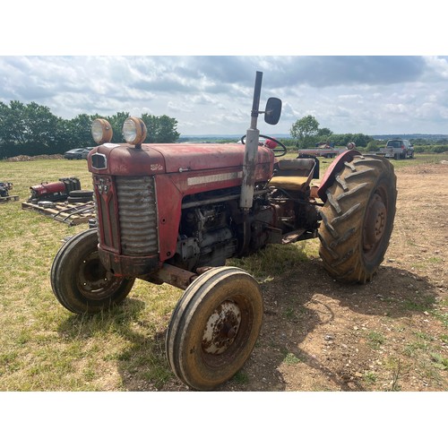 409 - Massey Ferguson 65 MKII Tractor. 1965. Runs and drives. Fully serviced to include new oils etc. S/n ... 