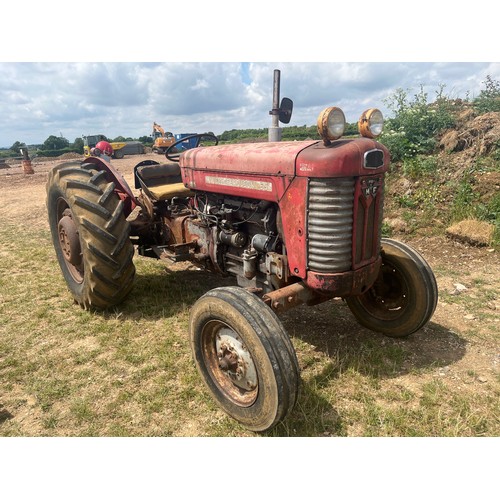 409 - Massey Ferguson 65 MKII Tractor. 1965. Runs and drives. Fully serviced to include new oils etc. S/n ... 