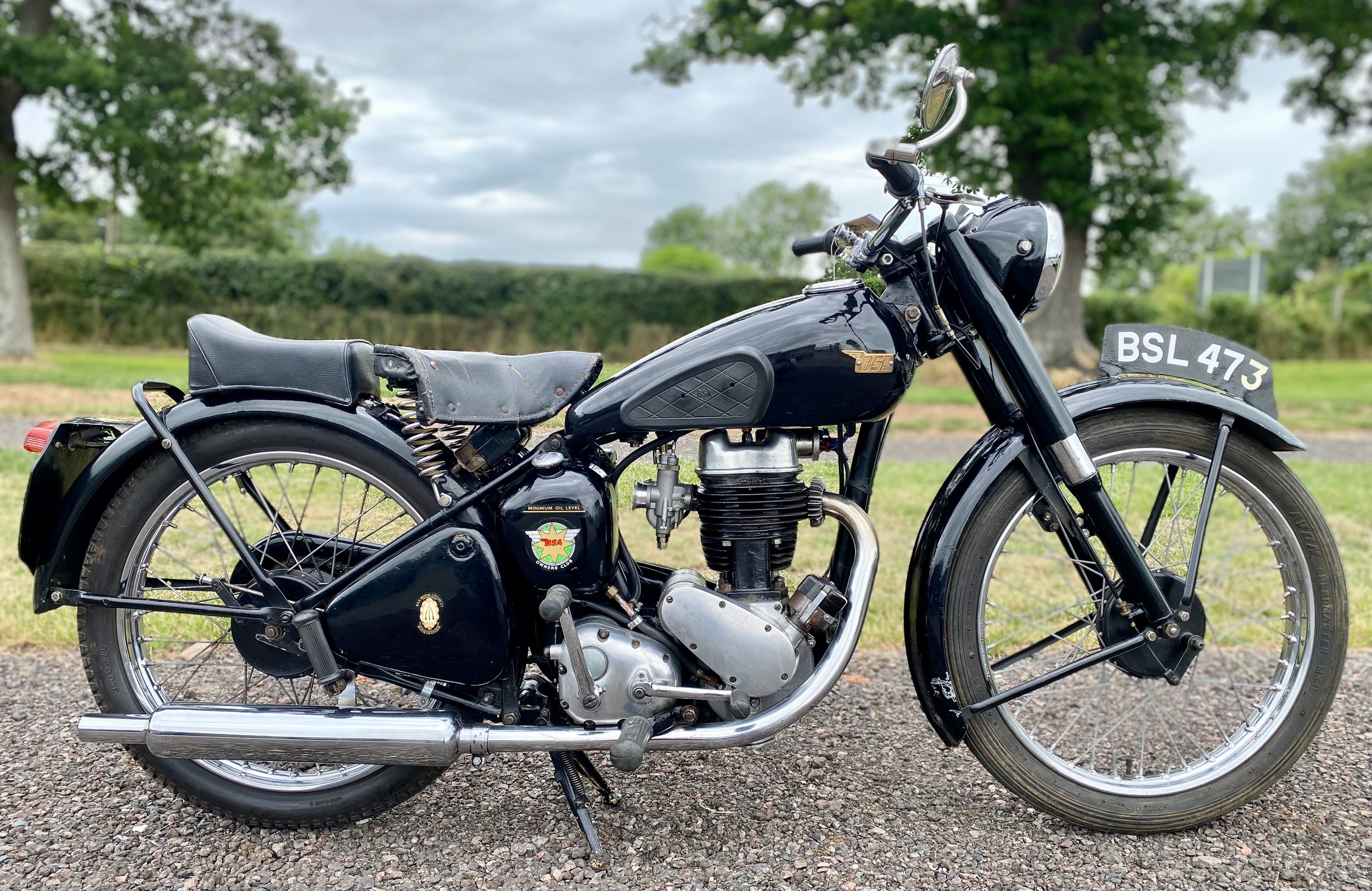 BSA C11 motorcycle. 1950. 250cc. Frame No. ZC10-16690 Engine No 