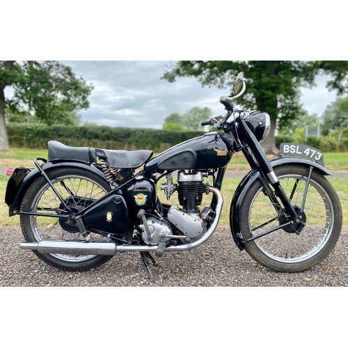 1023 - BSA C11 motorcycle. 1950. 250cc. 
Frame No. ZC10-16690
Engine No. ZC11-12556
Runs and rides, has had... 