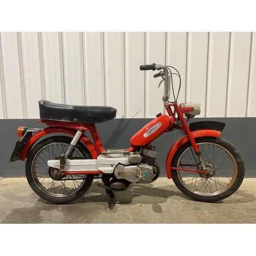 1038 - Garelli moped. 49cc. 1972. 
Frame No. 01737
Engine No. 31487
Runs and rides, only 2800 miles from ne... 