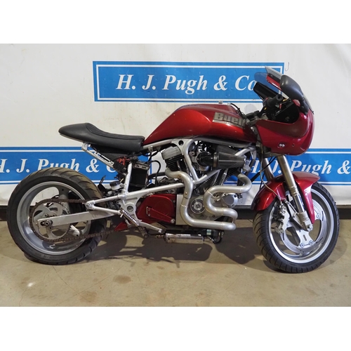 1048 - Buell V-twin motorcycle. 1998. 1200cc.
US import with Nova document and state of Florida state of ti... 