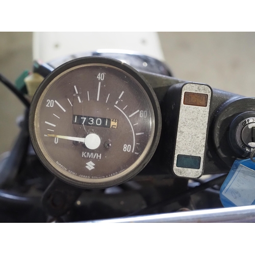 1050 - Suzuki RV90 motorcycle. 
Engine turns over