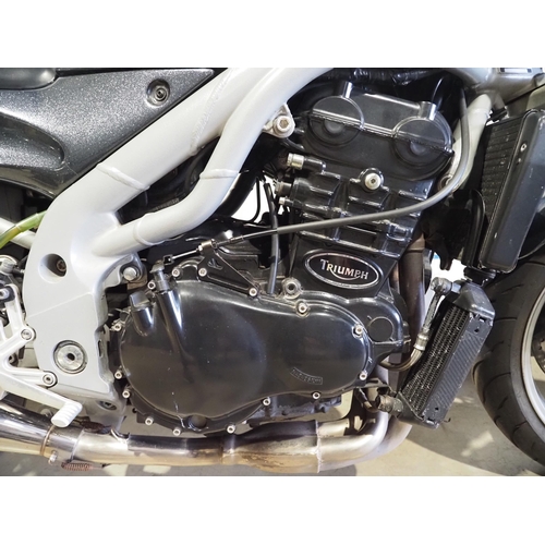 1053 - Triumph 955I Speed Triple motorcycle. 2001. 955cc.
Runs and rides, digital dash, custom SS exhaust a... 